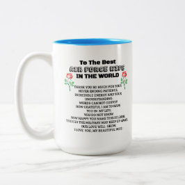 空軍妻コーヒーマグ ツートーンマグカップ