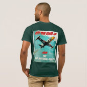 空軍州兵 Tシャツ (裏面フル)