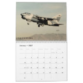 空軍州兵A-7の海賊II カレンダー (1月 2027)