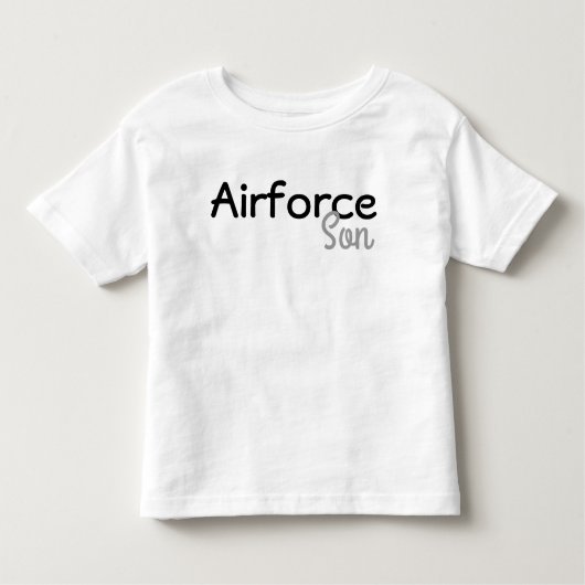 空軍息子 トドラーTシャツ (正面)