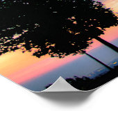 空軍慰霊碑の日の出 ポスター (角)