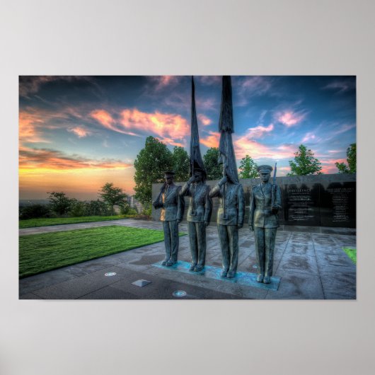 空軍慰霊碑 ポスター (正面)