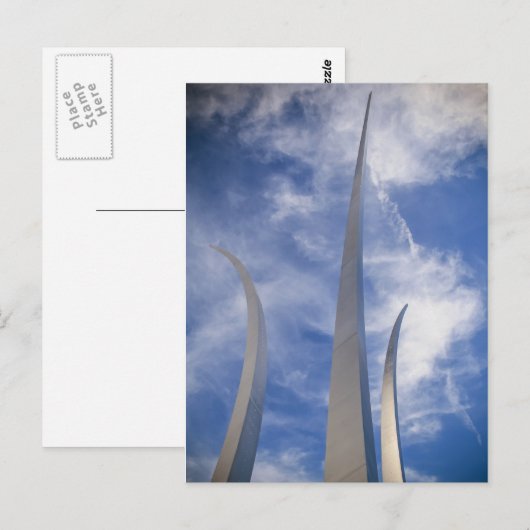 空軍慰霊碑 ポストカード (正面/裏面)