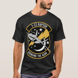 空軍戦闘機ジェットフード付きスウェットシャツ- F-22 Raptor Tシャツ