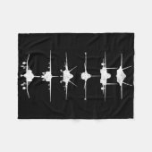 空軍戦闘機ジェットF-4 F-111 F-15 F-16 F-22 F- フリースブランケット (正面(横))