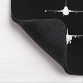 空軍戦闘機ジェットF-4 F-111 F-15 F-16 F-22 F- マウスパッド (コーナー)