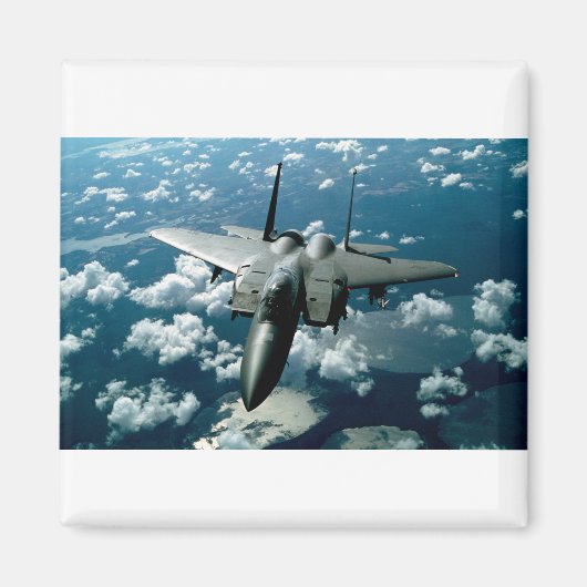 空軍戦闘機 マグネット (正面)