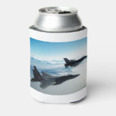 空軍戦闘機 缶クーラー (缶裏面)