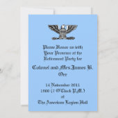 空軍招待状 - 大佐 招待状 (裏面)