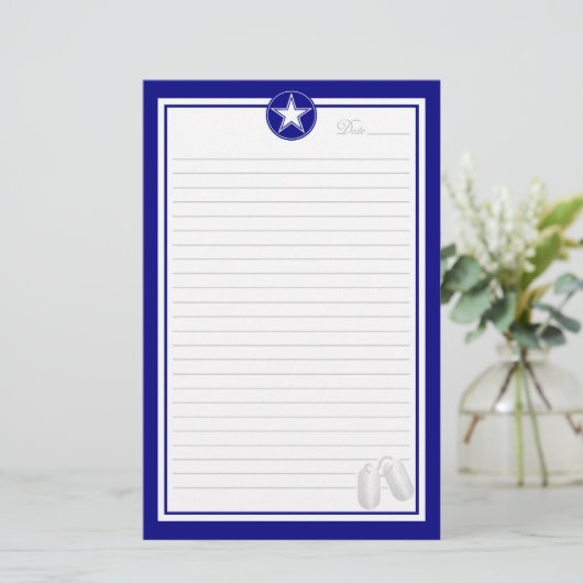 空軍星 便箋 (スタンド正面)