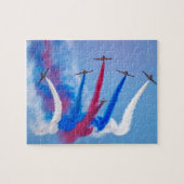 空軍曲技飛行のチームエア・ショーの形成 ジグソーパズル (横)