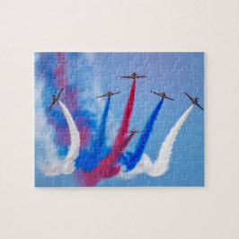 空軍曲技飛行のチームエア・ショーの形成 ジグソーパズル