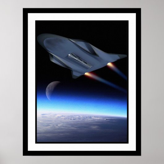 空軍極超音速巡航機アーティストコンセプト ポスター (正面)
