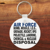 空軍爆弾等処分 キーホルダー (正面)