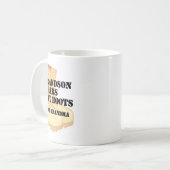 空軍祖母の孫DCB コーヒーマグカップ (正面左)