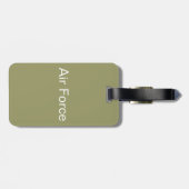 空軍荷物のラベル ラゲッジタグ (裏面横)