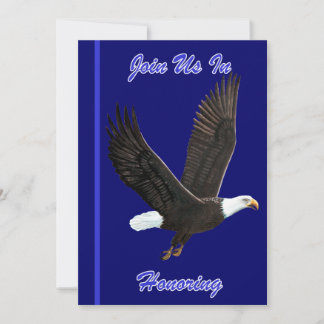 空軍警備員一般退職カード 招待状