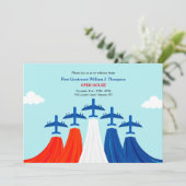 空軍赤と青のウェルカムホームパーティー 招待状 (スタンド正面)