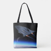 空軍超音速巡航車アーティストのコンセプト トートバッグ (裏面)