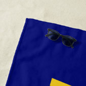 空軍軍隊スター金ゴールド ビーチタオル (インサイチュ)