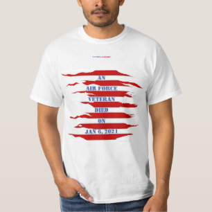 空軍退役軍人2021年1月6日 Tシャツ