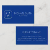 空軍青い色の背景 名刺 (正面/裏面)