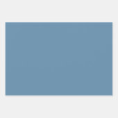 空軍青色無地の ラッピングペーパーシート (正面2)