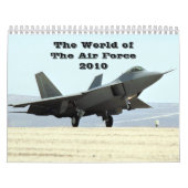、空軍2010年の世界着陸して下さい カレンダー (カバー)