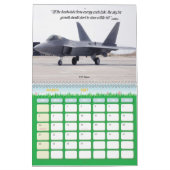 、空軍2010年の世界着陸して下さい カレンダー (3月 2027)