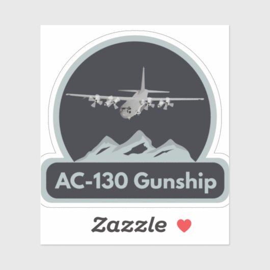 空軍AC-130発動機 シール (シート)