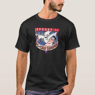 空軍AC-130U不気味なII OEF OIF攻撃パッチ Tシャツ