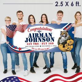 空軍BMT卒業319 TRSタイガース軍隊 横断幕