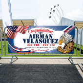 空軍BMT卒業320 TRSイーグルズ軍隊 横断幕