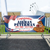 空軍BMT卒業321 TRSワーストッグス軍隊 横断幕