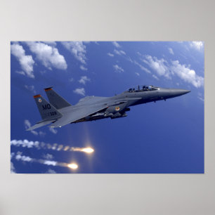 空軍F-15Eストライクイーグル ポスター