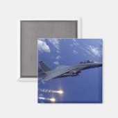 空軍F-15Eストライクイーグル マグネット (正面/裏面)