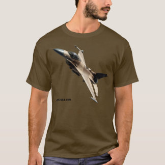 空軍F-16の侵略者の艦隊のTシャツ Tシャツ