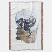 空輸のスノーモービル スローブランケット (正面縦)