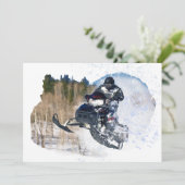 空輸のスノーモービル 招待状 (スタンド正面)