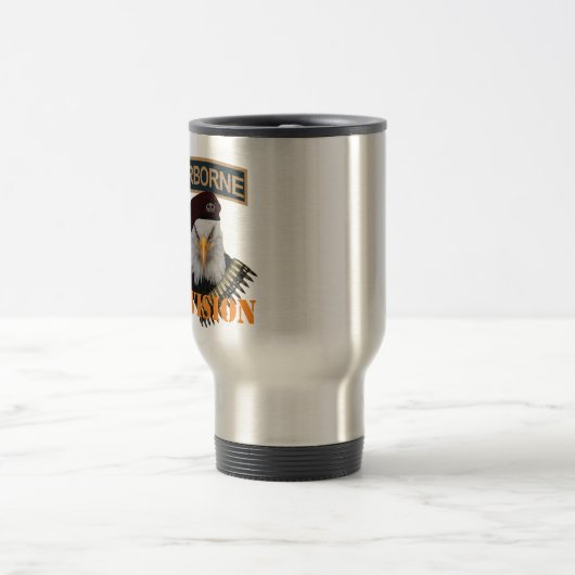 空輸の単位のはっきりしたなワシの軍隊のスタイル トラベルマグ (中央)