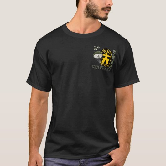 空輸の退役軍人- 509th PIR Tシャツ (正面)