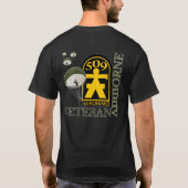 空輸の退役軍人- 509th PIR Tシャツ (裏面)
