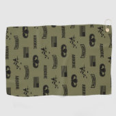 空輸パターン(緑) ゴルフタオル (横)