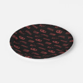 空輸パターン(赤い) ペーパープレート (アングル)