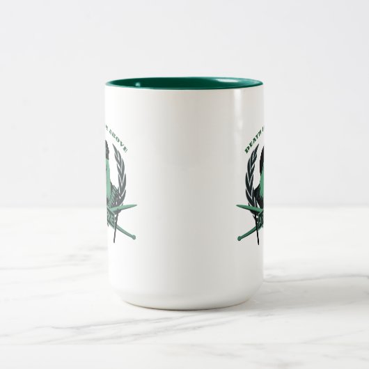 空輸軍隊の軍の記章のスタイル ツートーンマグカップ (中央)