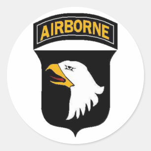 空輸軍隊101st ラウンドシール