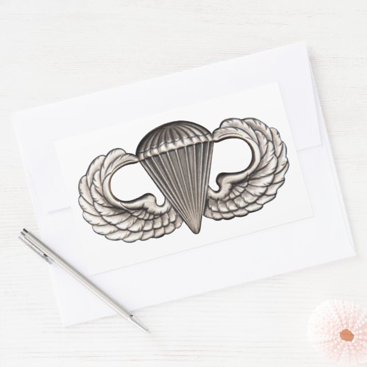 空輸 長方形シール (封筒)