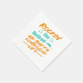 空退職した場航空管制官の救命室 スタンダードカクテルナプキン (角)