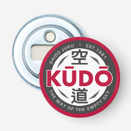 空道 - シンプルな日本の武道エンブレム 栓抜き