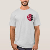 空道 – シンプルな日本の武道エンブレム Tシャツ (正面)